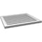 Ekena Millwork Vertical Surface Mount PVC Gable Vent: Functional, w/ 2"W x 1-1/2"P Brickmould Frame, 26"W x 22"H GVPVE26X2202SF - alternate 5